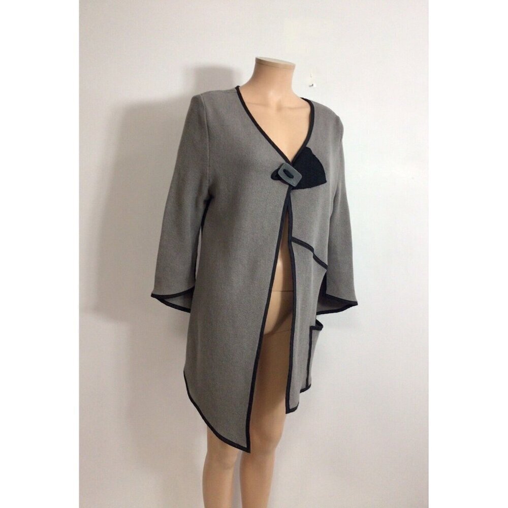 Kriszytina Nagy Cardigan Sweater Lagenlook Womens Large